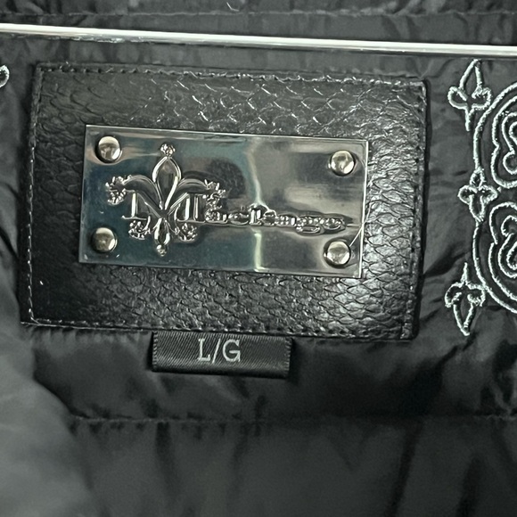 Mackage Qeren Convertible Puffer Jacket With Leather Trim Size Large Black - Picture 13 of 16